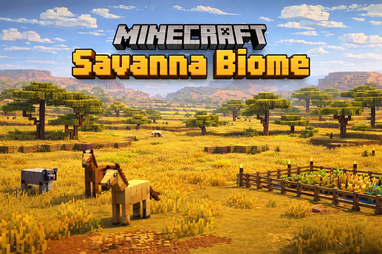 Savanna Biome in Minecraft – A Complete Survival & Exploration Guide